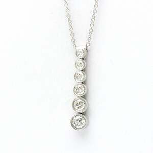 TIFFANY Authentic Silver Diamond Necklace